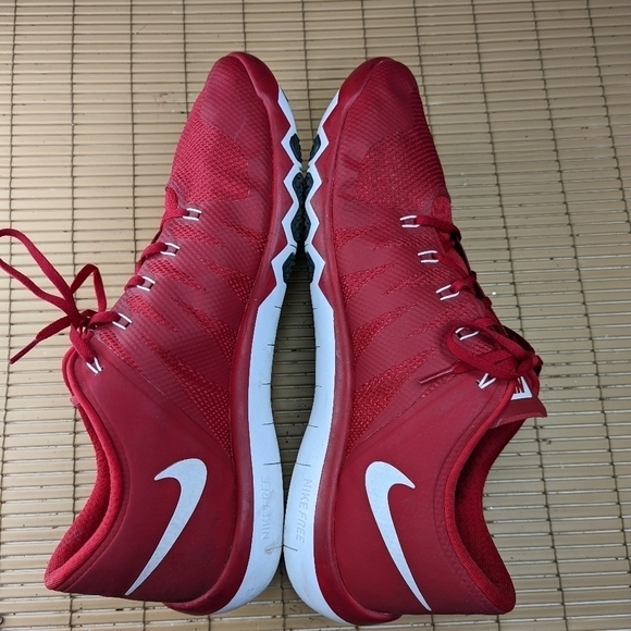 Nike Free 5.0 TR Athletic Running FLYWIRE Size 18 Shoe Men  723987-610 Red - Picture 4 of 11